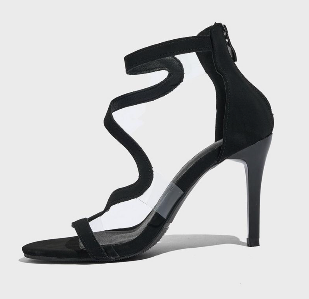 Thin-Strap Dress Heels
